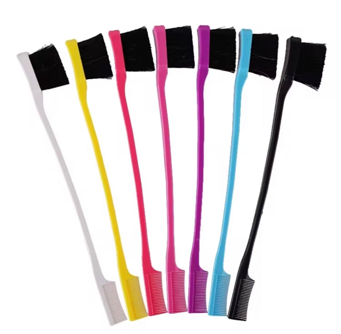 Brosse de contrôle des bords, outil de barbier Double face, 1 pièce