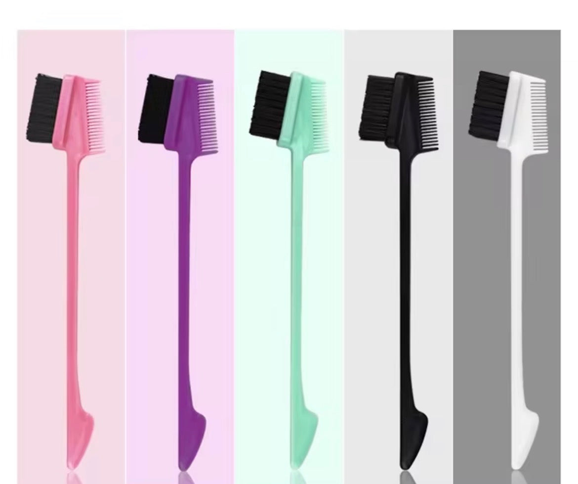 Brosse de contrôle des bords, outil de barbier Double face, 1 pièce