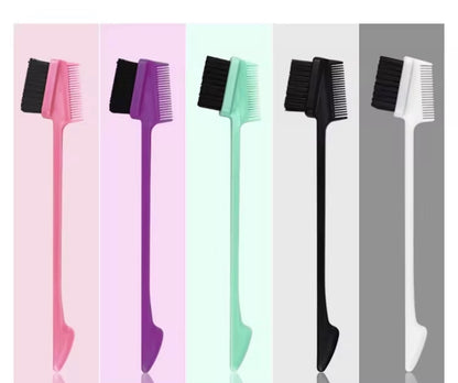 Brosse de contrôle des bords, outil de barbier Double face, 1 pièce