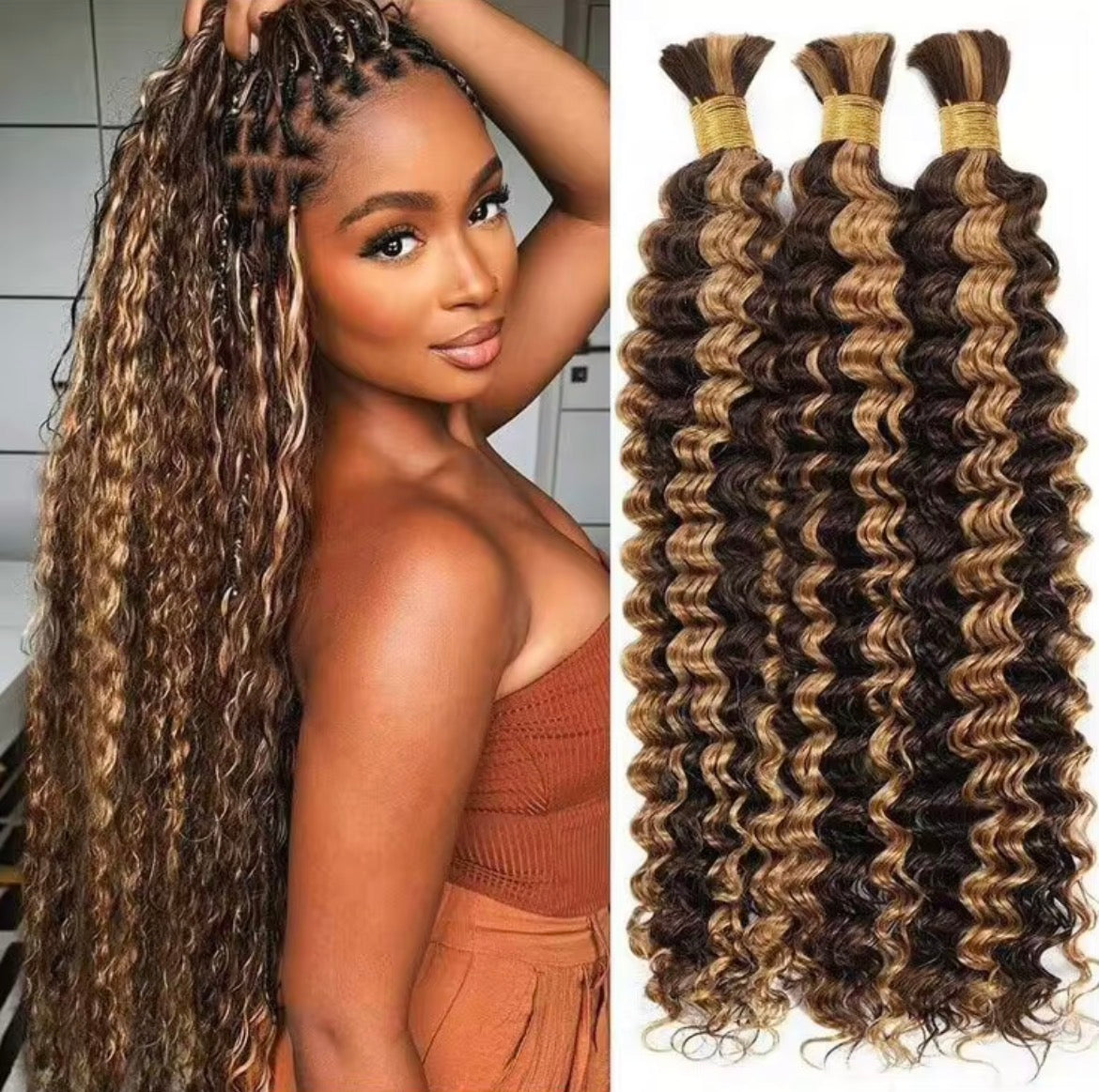Mèche 100% cheveux humains