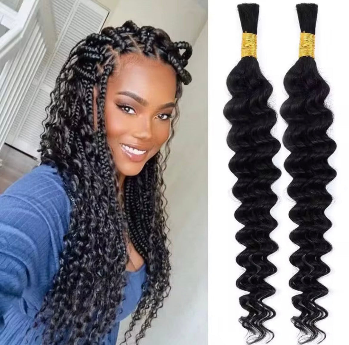 Mèche 100% cheveux humains